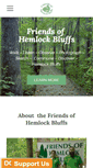 Mobile Screenshot of hemlockbluffs.org